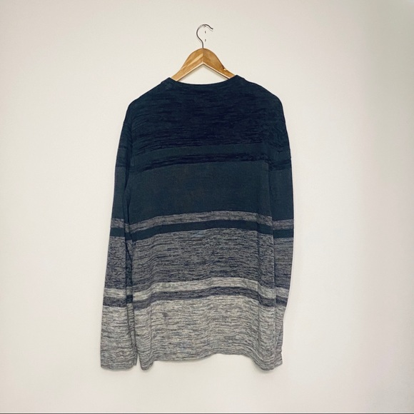 PORTER+ASH | HEATHERED GREY OMBRÉ SWEATER - Picture 2 of 4